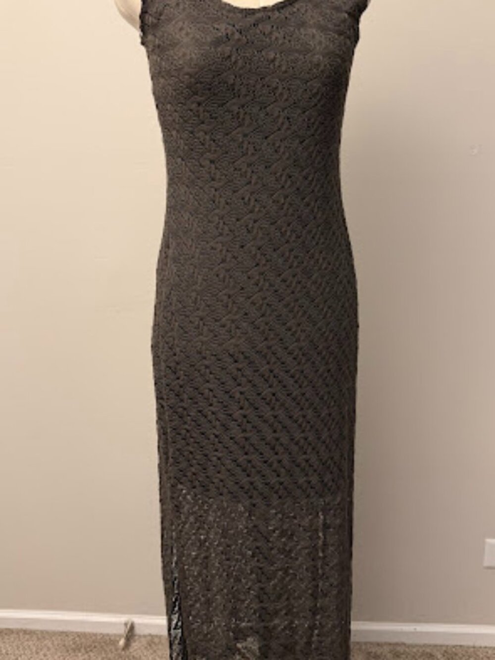 Apt.9 women's green/khaki  maxi dress size XS